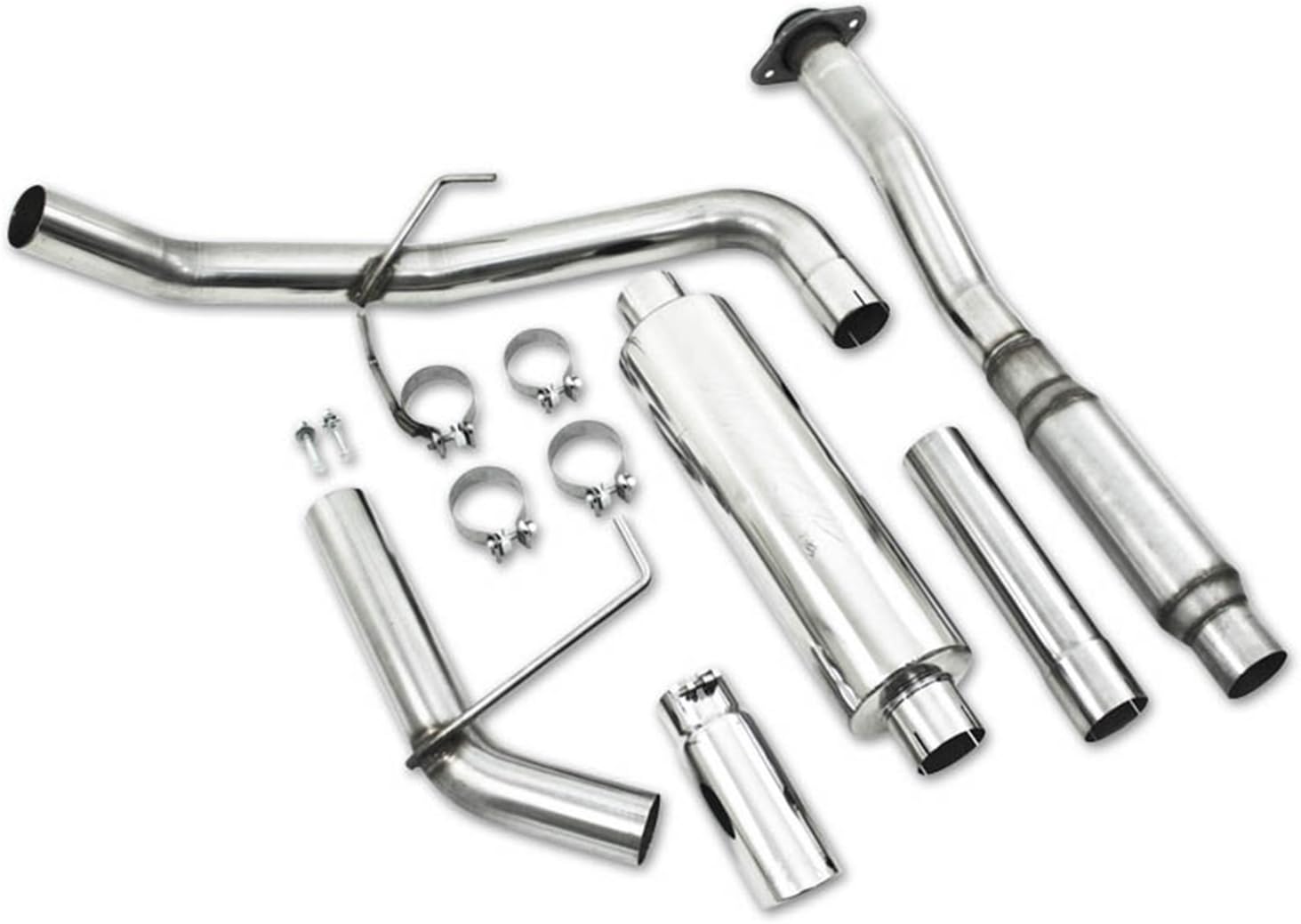 BRAND, CAT-BACK SYSTEMS, CATEGORY, MBRP, MBRP S5230409 3" T409 Stainless Steel Single Side Exit Cat-Back Exhaust System