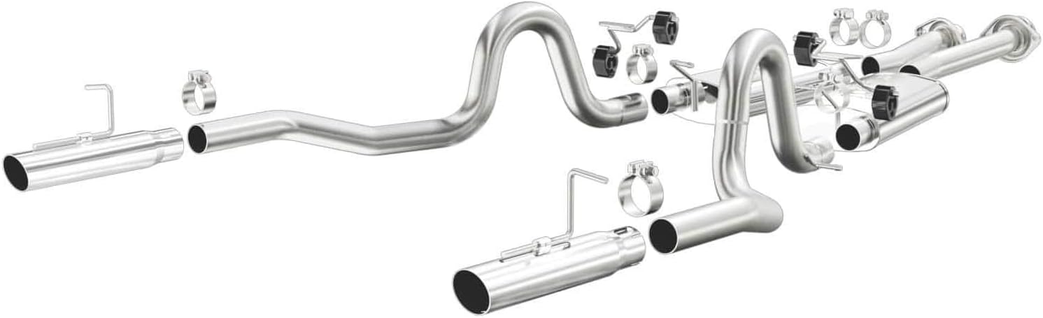 BRAND, CAT-BACK SYSTEMS, CATEGORY, MAGNAFLOW EXHAUST PRODUCTS, MagnaFlow 1986-1993 Ford Mustang Street Series Cat-Back Performance Exhaust System, V8 5.0L