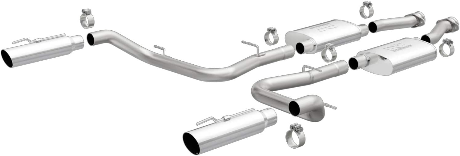 BRAND, CATEGORY, MAGNAFLOW EXHAUST PRODUCTS, MUFFLERS, Magnaflow 15644 Stainless Steel 2.5" Dual Cat-Back Exhaust System