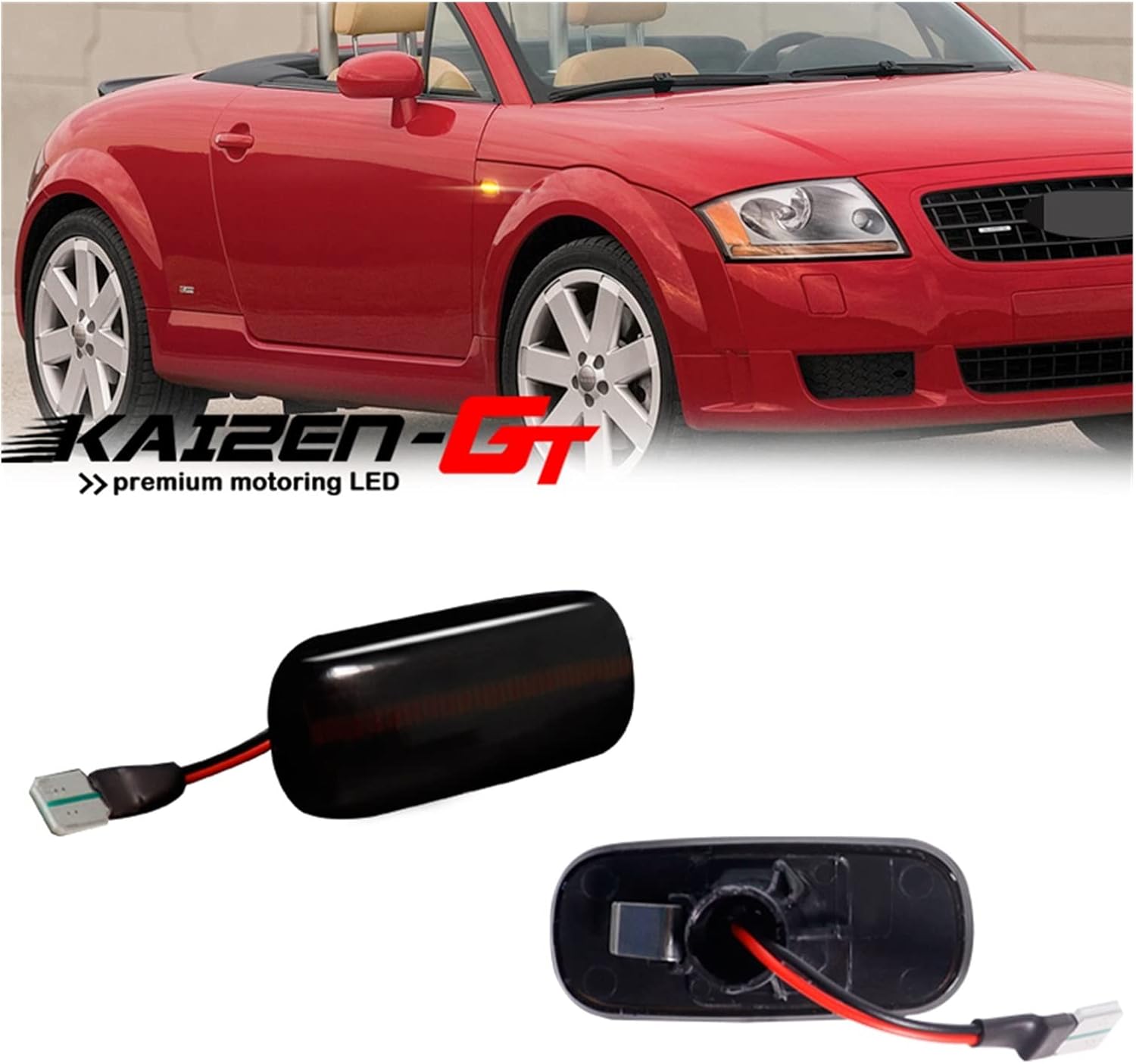 BRAND, CATEGORY, SIDE MARKER ASSEMBLIES, WINDTALKER, Mirror Indicator Car Front Fender Turn Signal Side Marker Lights for A2 A3 A4 A6 A8 Tt Fender Flare Lamps