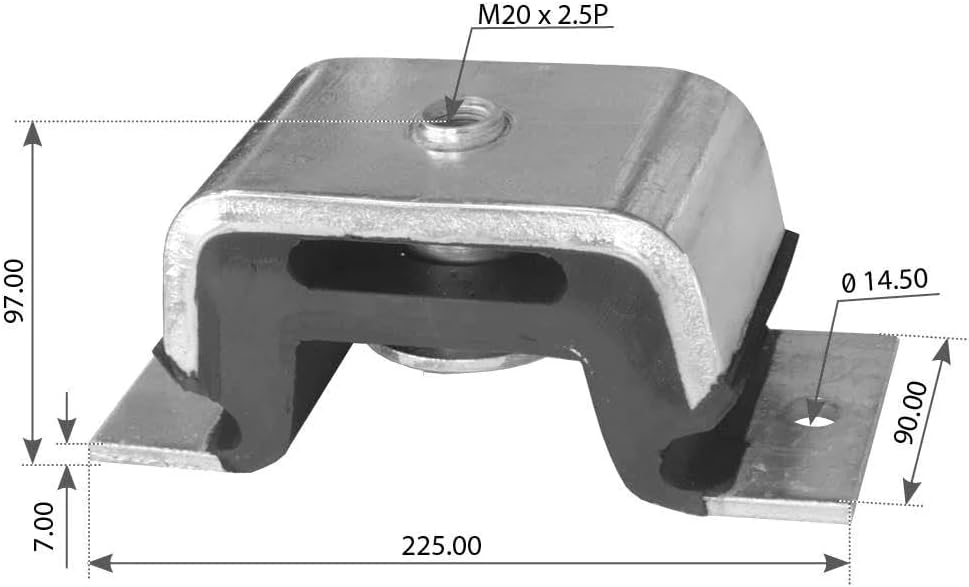 BRAND, CATEGORY, ENGINE MOUNTS, FORTPRO, Motor Mount Replaces 20QL338M, 5010130602 | F010289