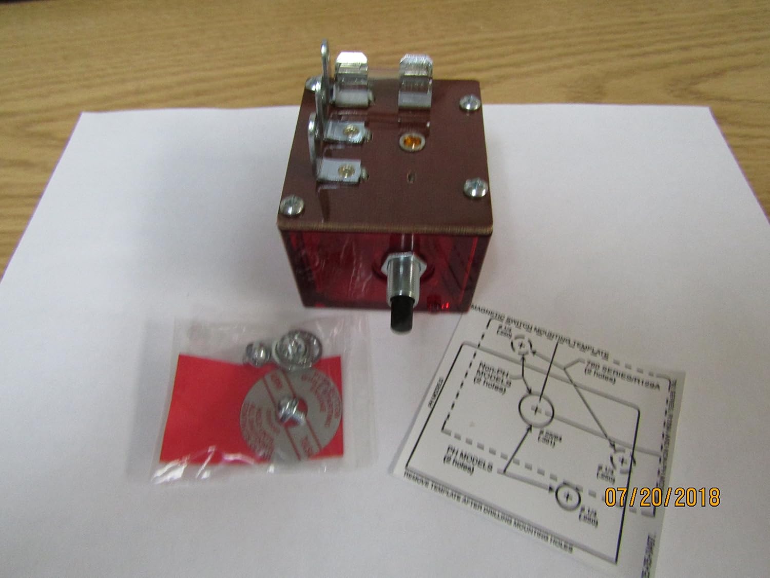 BRAND, CATEGORY, MURPHY, SWITCHES, Murphy Switch 117PH Tattletale Magnetic Switch Used on Bandit Chippers