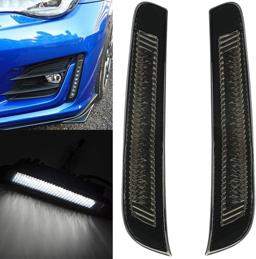 BRAND, CATEGORY, DAYTIME RUNNING LIGHT MODULES, NJSBYL, NJSBYL BRZ LED Daytime Running Lights For 2017-2020 Subaru BRZ LCI Clear Lens Bright Xenon White LED Front Bumper Cover DRL Lamps