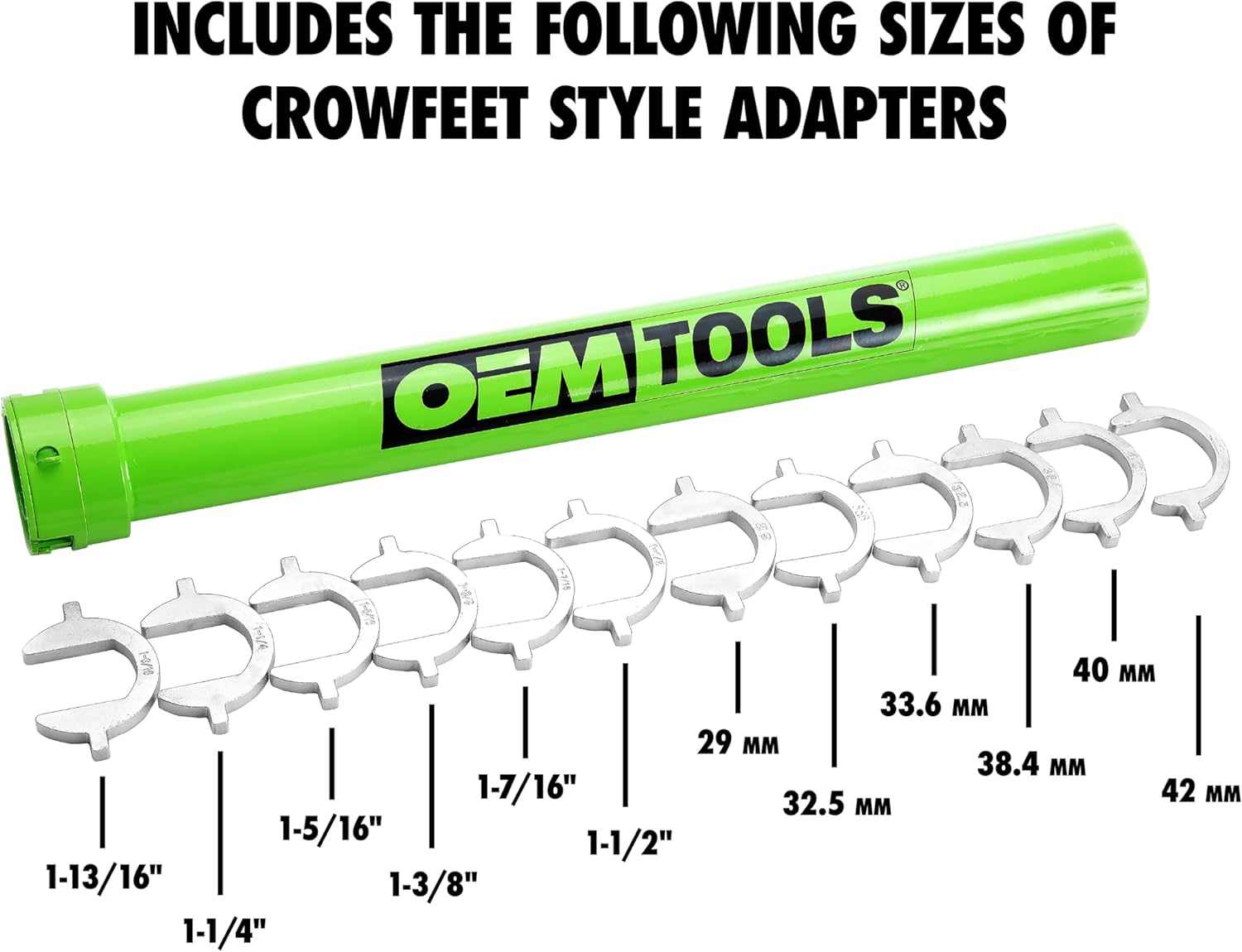 BALL JOINT & TIE ROD TOOLS, BRAND, CATEGORY, OEMTOOLS, OEMTOOLS 27178 Master Inner Tie Rod Removal Tool Set, Removes and Installs Tie Rods, 12 Crowfoot Adapters, Compatible with Cars, Trucks, and SUVs