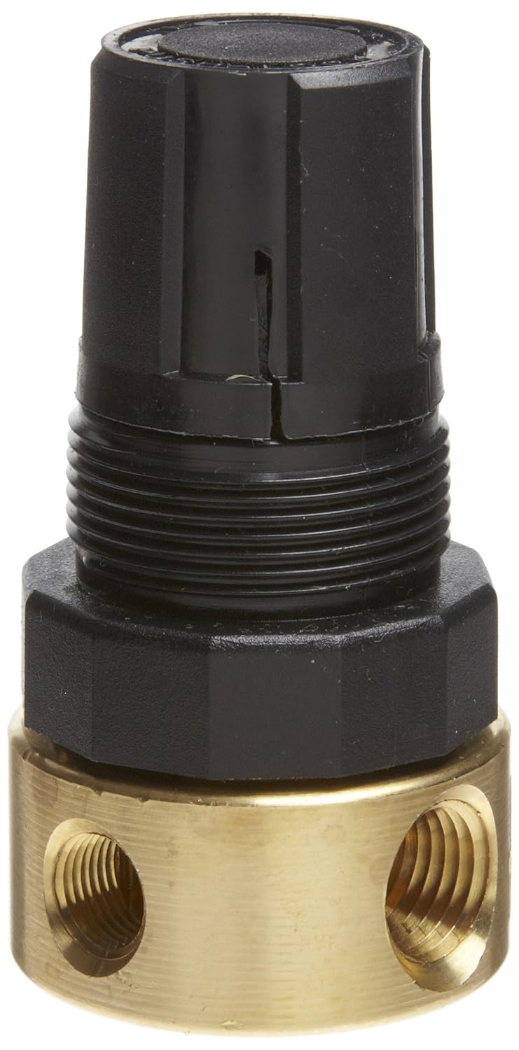 AIR-COMPRESSOR ACCESSORIES, BRAND, CATEGORY, PARKER, Parker R364-02C Regulator, Relieving Type, 0-125 psi Pressure Range, No Gauge, 10 scfm, 1/4" NPT