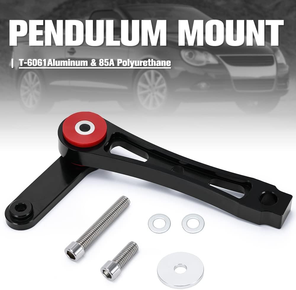 BRAND, CATEGORY, ENGINE MOUNTS, PQY, Pendulum Mount Dog Bone Engine Mount Kit Compatible with VW GTI Golf Audi TT MK5 2006-2009 2.0TSI