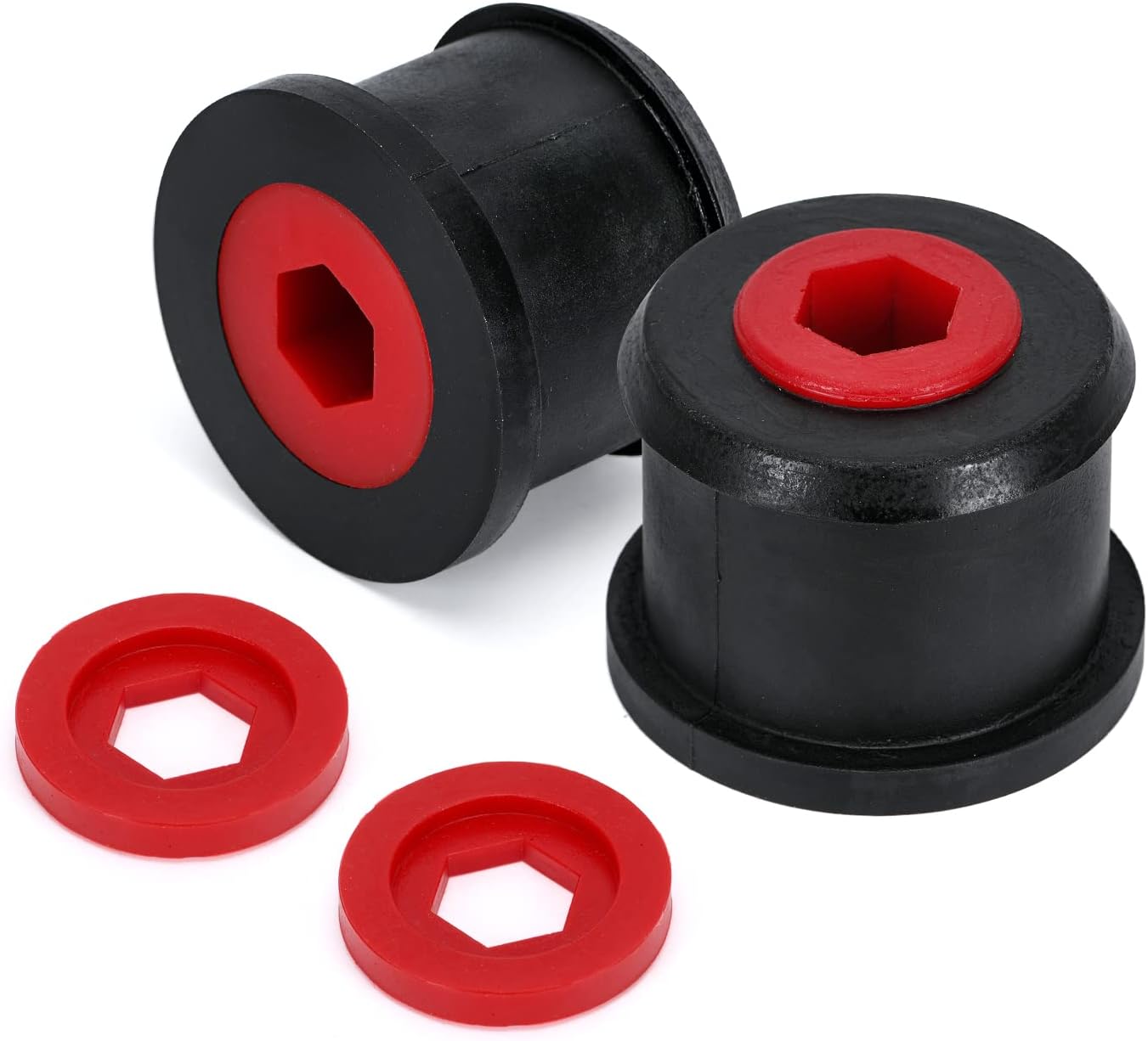 BRAND, BUSHING KITS, CATEGORY, PQY, Poly Front Lower Control Arm Wishbone Bush Bushing Kit Left + Right Compatible with BMW Mini Cooper S R50 / R52 / R53 00-06