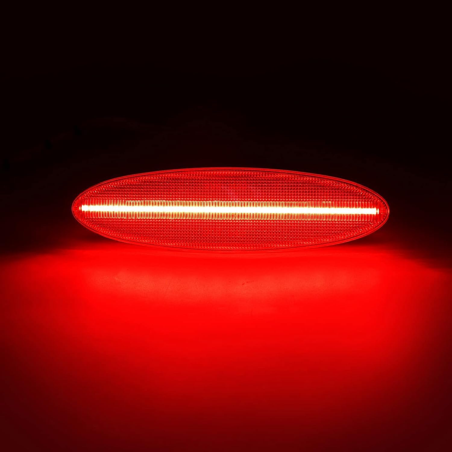 BRAND, CATEGORY, R&F AUTO, SIDE MARKER ASSEMBLIES, R&F Auto 2PCS LED Rear Side Marker Lights Compatible with Corvette C5 Z06 (1997-2004) Red LED Sidemarker Lamps Fender Turn Signal Lights