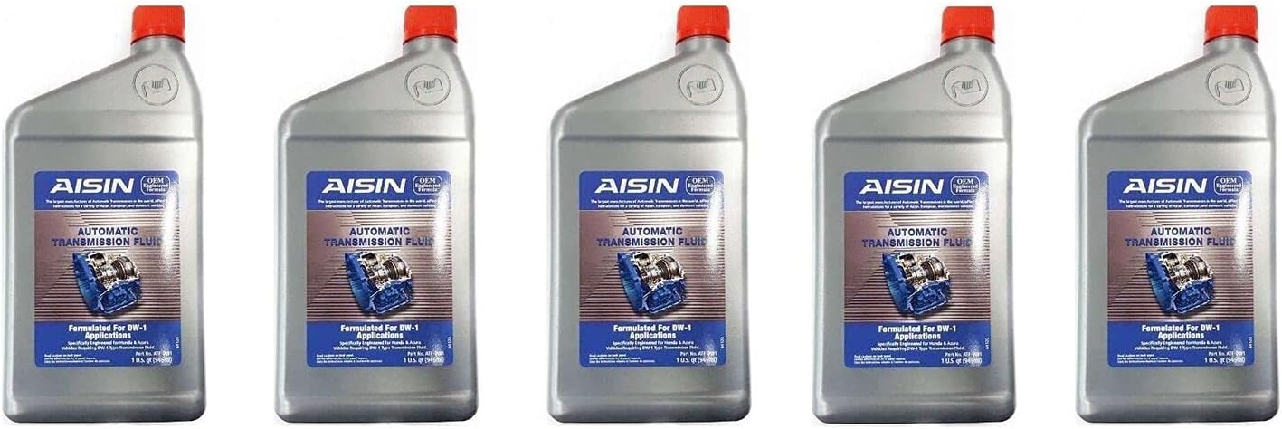 BRAND, CATEGORY, MYPARTS, TRANSMISSION FLUIDS, Replacement Set of 5 Automatic Transmission Fluids Mechanics Choice for Acura Honda Isuzu Saturn