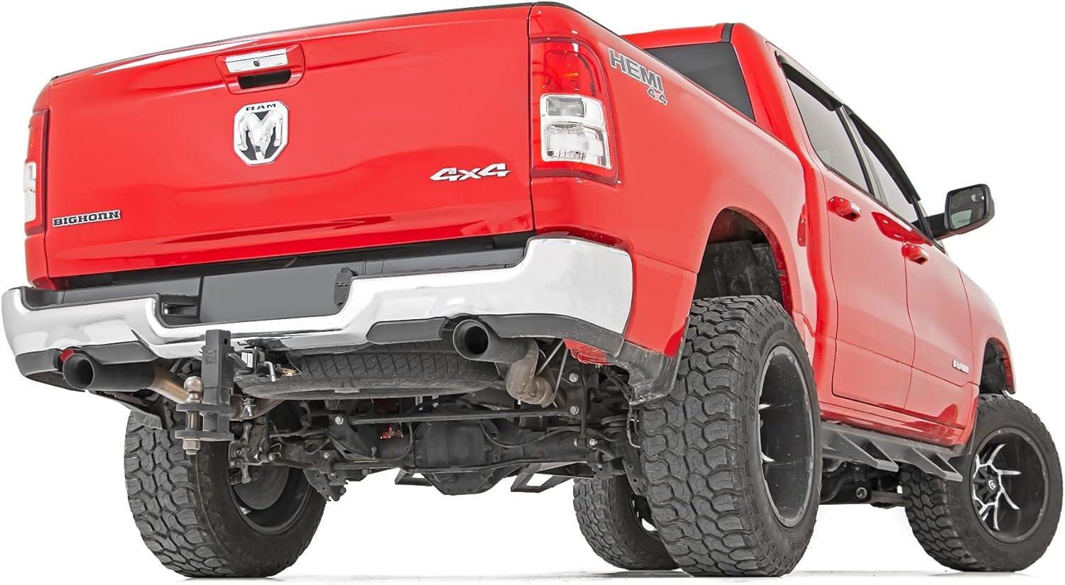 BRAND, CAT-BACK SYSTEMS, CATEGORY, ROUGH COUNTRY, Rough Country Dual Cat-Back Exhaust for 19-24 Ram 1500 2WD/4WD | 5.7L - 96013