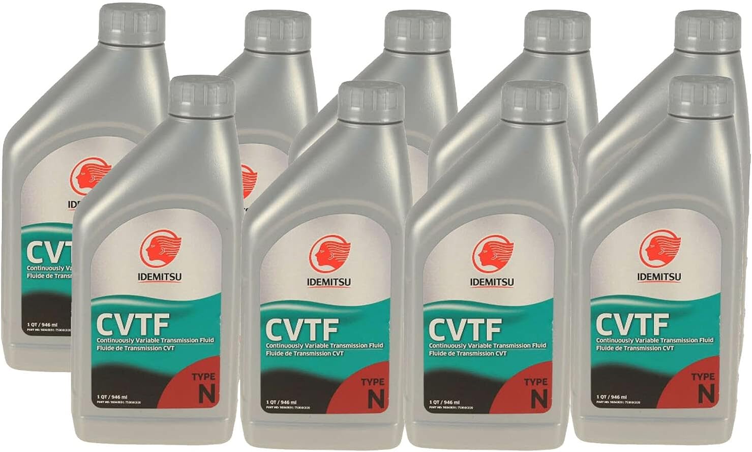 BRAND, CATEGORY, MYPARTS, TRANSMISSION FLUIDS, Set 9 Quart Auto Trans CVT-N Fluid Oil Compatible with Nissan Mitsubishi Suzuki