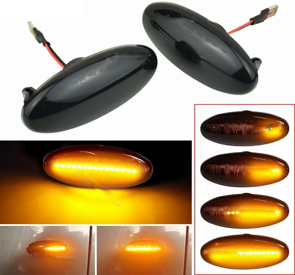 BRAND, CATEGORY, COVERSNU, SIDE MARKER ASSEMBLIES, Side Mirror Turn Signal For Nissan NV200 NV400 Leaf Juke Qashqai Micra Cube Note Dualis March X-Trail Side Marker Fender Light