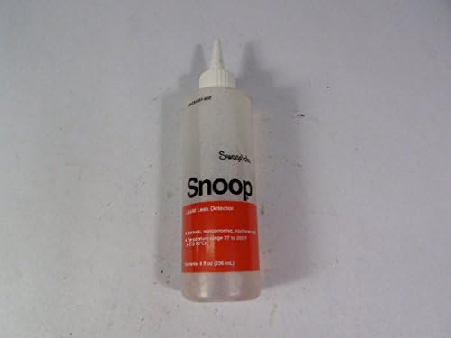 BRAND, CATEGORY, FUEL LEAK DETECTORS, SNOOP, Snoop MS-SNOOP-8OZ Liquid Leak Detector, 8 oz. (236 mL) Bottle, 6/Pack