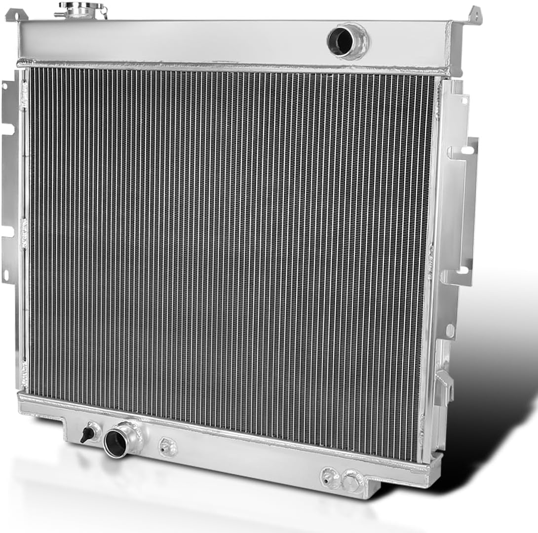 BRAND, CATEGORY, RADIATORS, SPEC-D TUNING, Spec-D Tuning 3-Row Aluminum Performance Cooling Radiator Compatible with 1983-1994 Ford F250 F350 Diesel V8