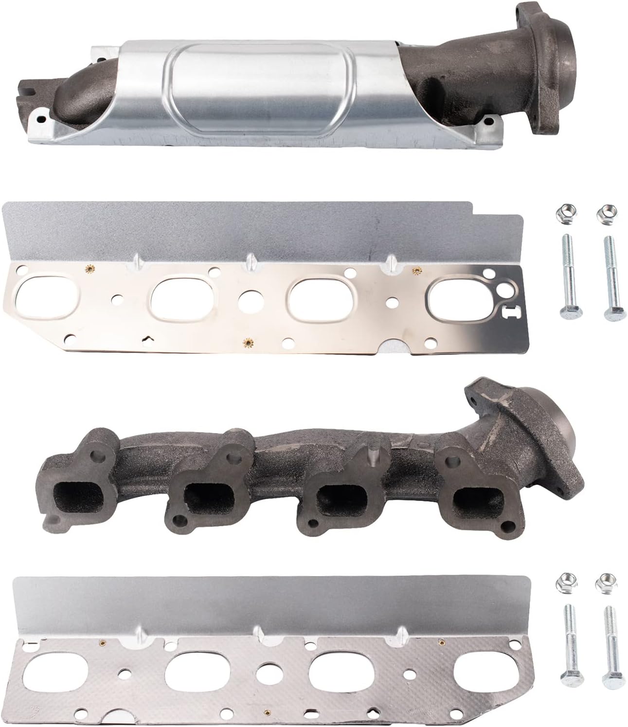 BRAND, CATEGORY, MANIFOLDS, TRQ, TRQ Exhaust Manifold Compatible with 2013-2018 Ram 1500 19-21 1500 Classic 14-18 2500 3500