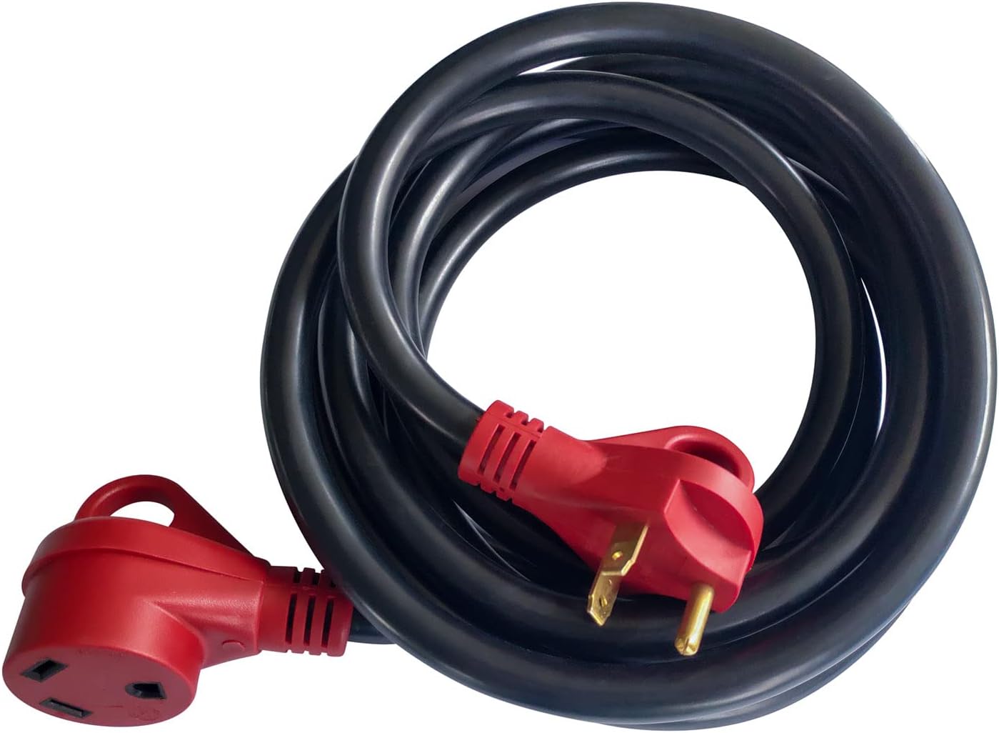 BRAND, CATEGORY, EXTENSION CORDS, VALTERRA, Valterra Mighty Cord® RV 50-Amp Extension Cord, 10-Foot Power Extension Cord, Red