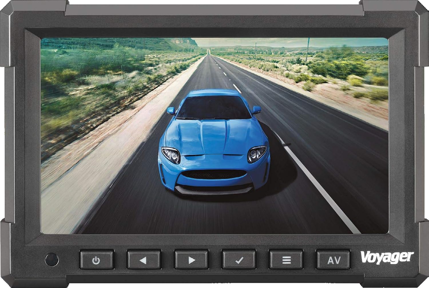 BRAND, CATEGORY, VEHICLE BACKUP CAMERAS, VOYAGER, Voyager VOM718 7" LCD Color Backup Rear View Vehicle Observation Monitor w/ 3 Camera Inputs, Video for up to 3 Cameras (Cameras Sold Separately), NTSC/PAL Compatible, 12V - 24V Compatible