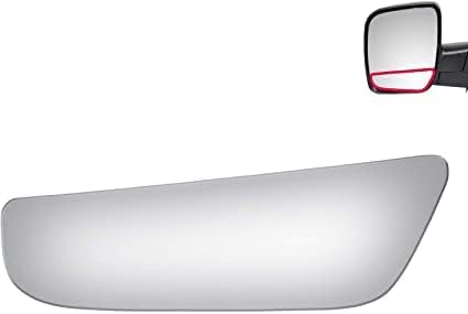 BRAND, CATEGORY, EXTERIOR MIRROR REPLACEMENT GLASS, WLLW, WLLW Mirror Glass Replacement for Ford E-250 2003-2014 LH Left Driver Side