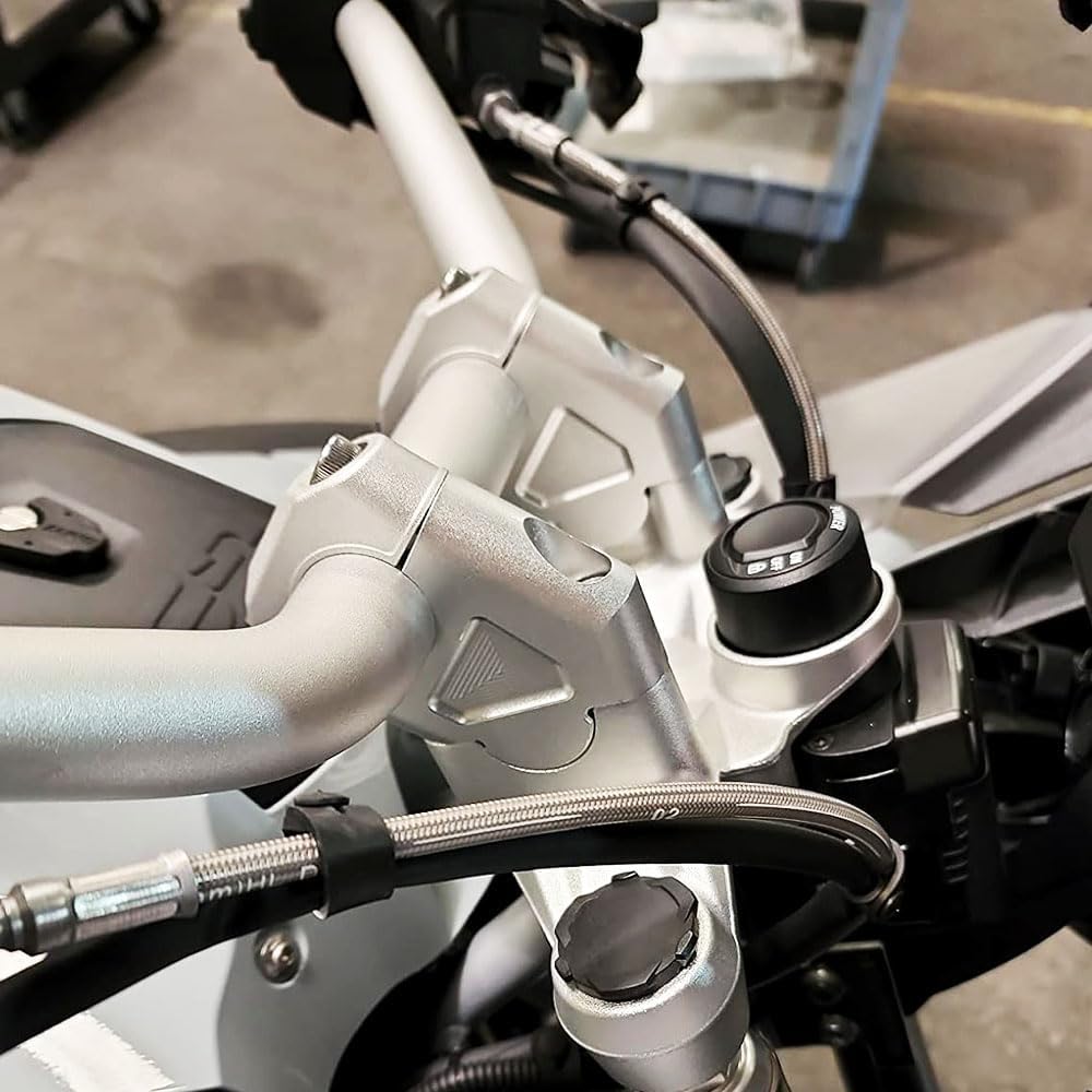 BRAND, CATEGORY, HANDLEBAR RISERS, XITOMER, Xitomer ADV (1.535" Rise) Handlebar Risers, Fit for R1200GS 2013-2018, R1200GS ADV 2014-2018, R1250GS R1250GS ADV 2018 2019 2020 2021 2022 2023, S1000XR 2015-2019