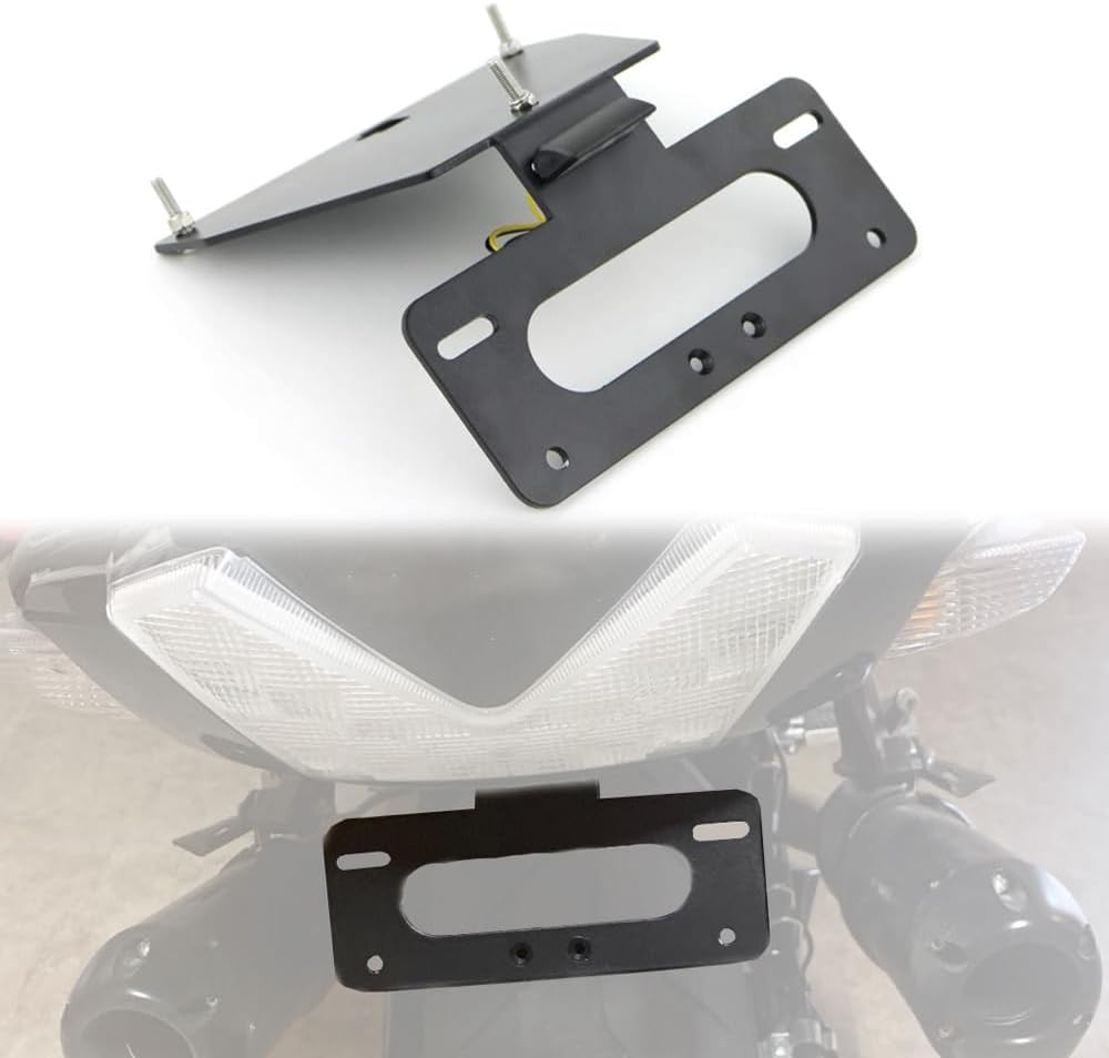 BRAND, CATEGORY, FENDER ELIMINATORS, XITOMER, Xitomer Fender Eliminator Fit for ZX-14 2006-2011 / ZX14R 2006-2024, Tail Tidy fit for ZZR1400 2011-2024 / Ninja ZX14R ABS 2020-2024, with LED License Plate Light