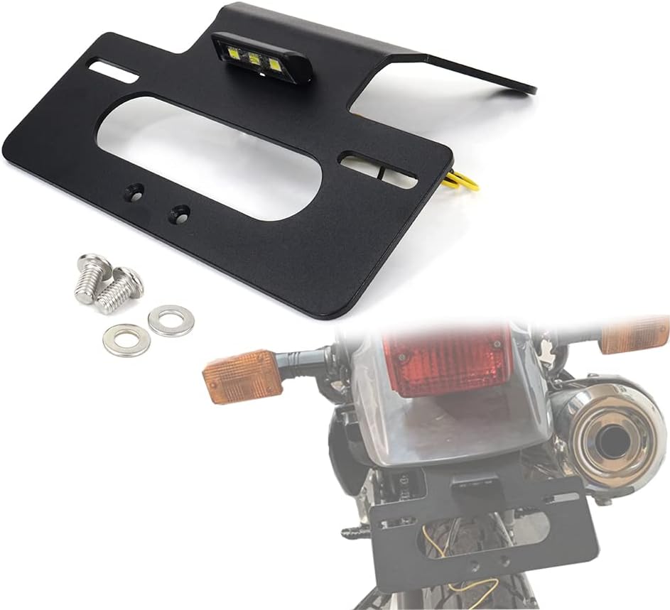 BRAND, CATEGORY, FENDER ELIMINATORS, XITOMER, Xitomer Fender Eliminator/Tail Tidy Bracket, Fit for 2024 2023 DR650 DR650S DR650SE 1996-2013 2014 2015 2016 2017 2018 2019 2020 2021 2022, With LED License Plate Light