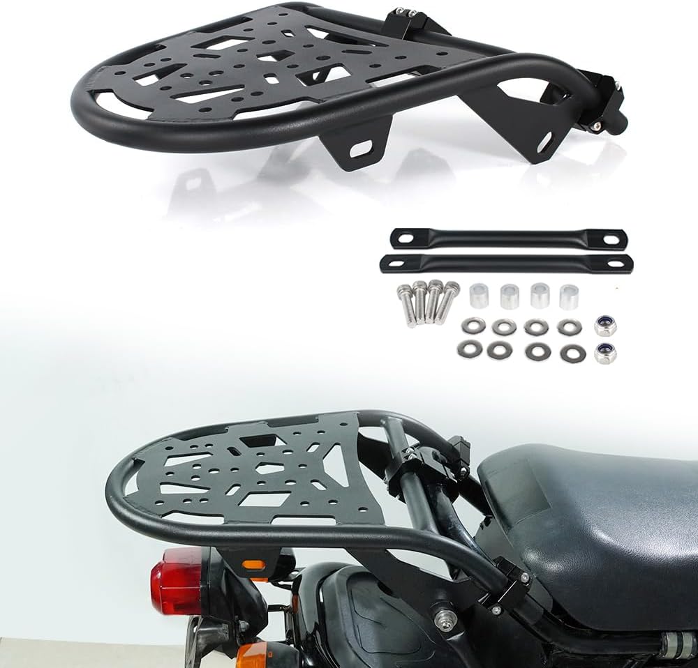 BRAND, CATEGORY, LUGGAGE RACKS, XITOMER, Xitomer Motorcycle Luggage Rear Rack, Fit for Ruckus 50 Zoomer 2024 2023 2022 2021 2020 2019 2018 2017 2003-2024, Motorcycle Rack motorcycle Rack for Ruckus 50 Luggage Rack