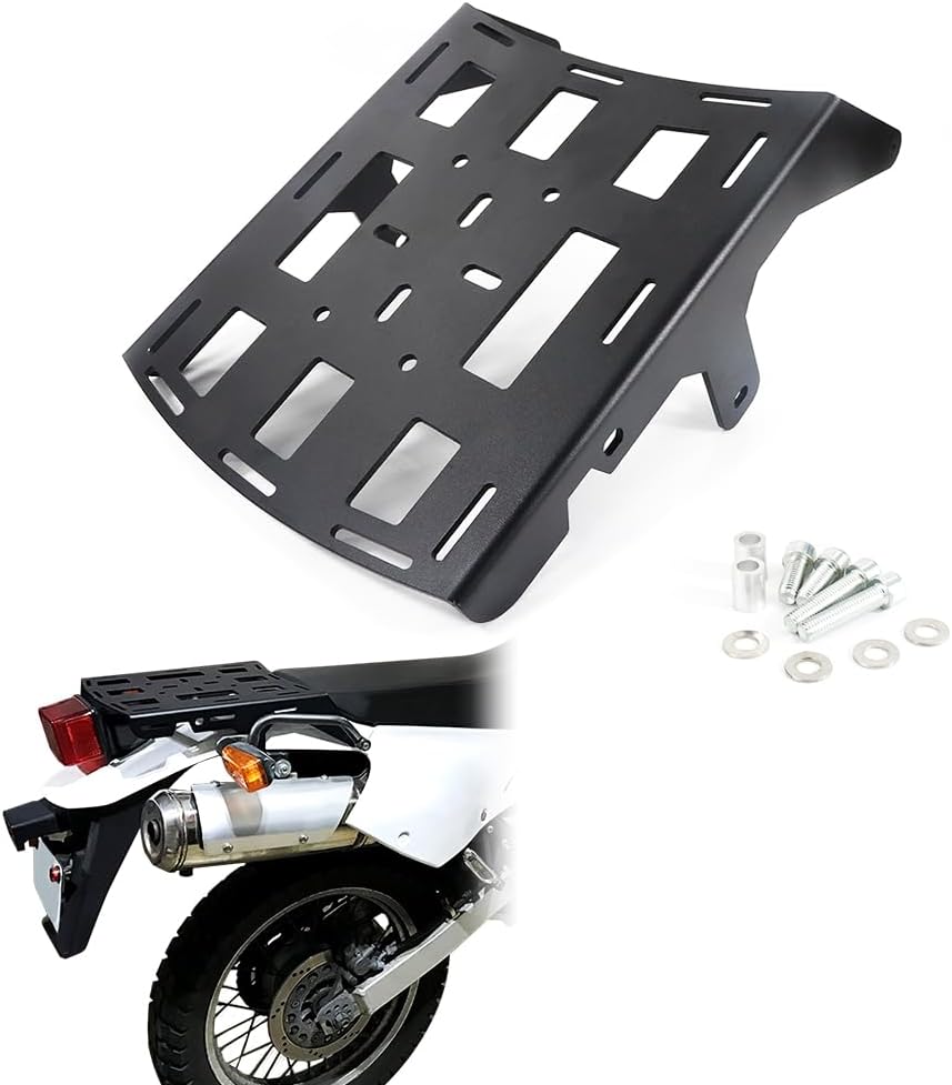 BRAND, CATEGORY, LUGGAGE RACKS, XITOMER, Xitomer Motorcycle Rear Rack Fit for 2024 2023 2022 2021 DR650 1990-2011 2012 2013 2014 2015 2016 2017 2018 2019 2020,Fit for DR650SE 1996-2023 Luggage Racks Rear Rack