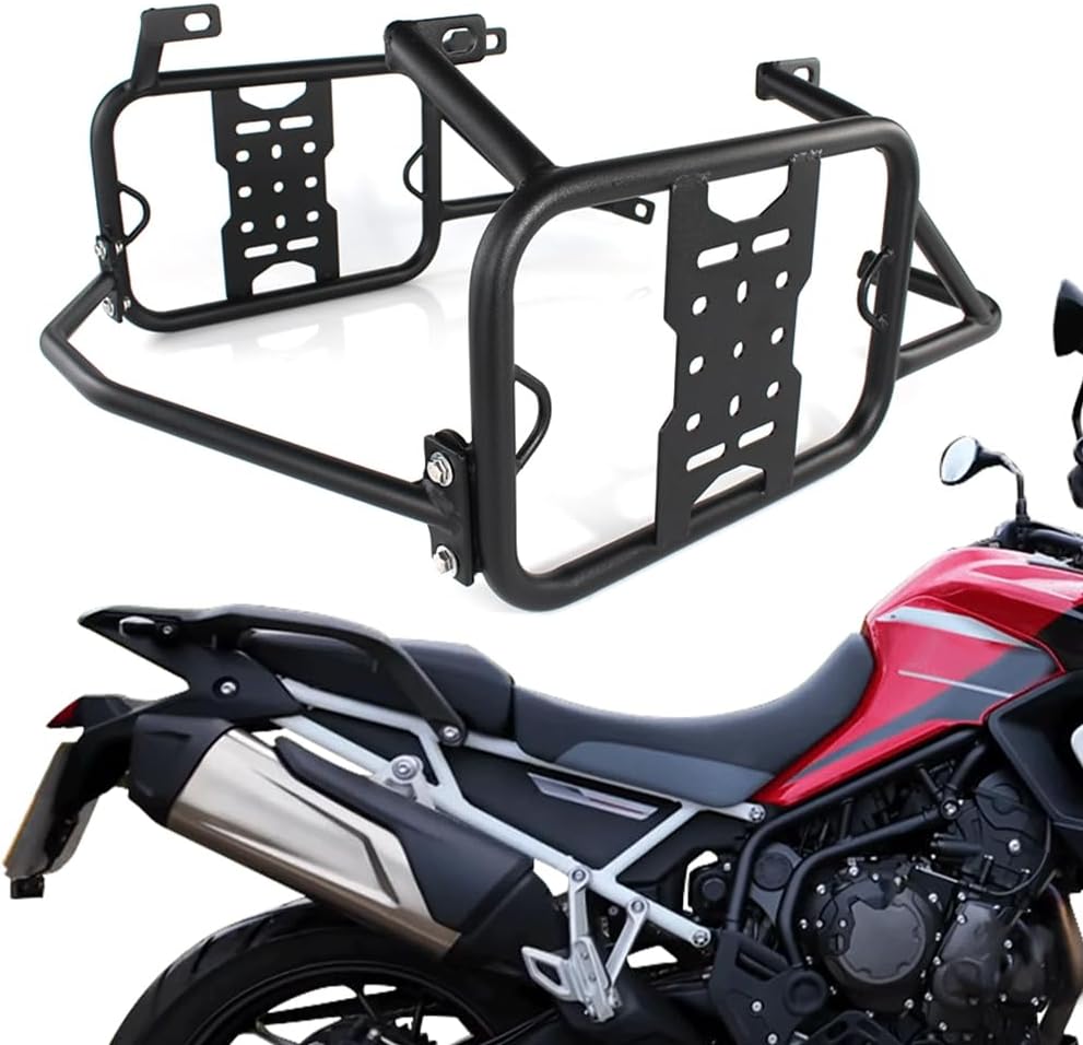 BRAND, CATEGORY, SADDLE BAGS, XITOMER, Xitomer Motorcycle Saddlebag Support Racks, Fit for 2024 Tiger 900/ Rally/GT/PRO 2023 2022 2021 2020-2024, Fit for Tiger 850 sport 2021-2024, Motorcycle Pannier Racks Side Carrier Pannier Racks