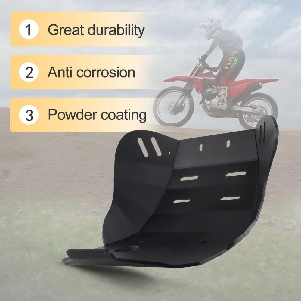 BRAND, CATEGORY, SKID PLATES, XITOMER, Xitomer Motorcycle Skid Bash Plate, Fit for CRF250F 2019 2020 2021 2022 2023 2024, Motorcycle Skid Plate