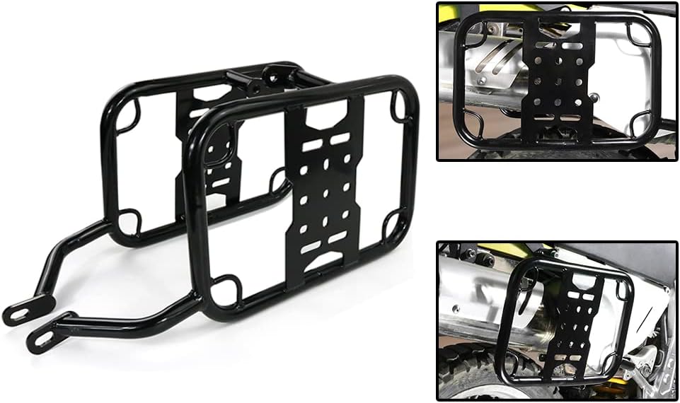 BRAND, CATEGORY, SADDLE BAGS, XITOMER, Xitomer Saddlebag Support Racks, Fit for 2024 2023 DR650 1996-2010 2011 2012 2013 2014 2015 2016 2017 2018 2019 2020 2021 2022 DR650, Motorcycle Pannier Racks, Side Carrier (Style 1)