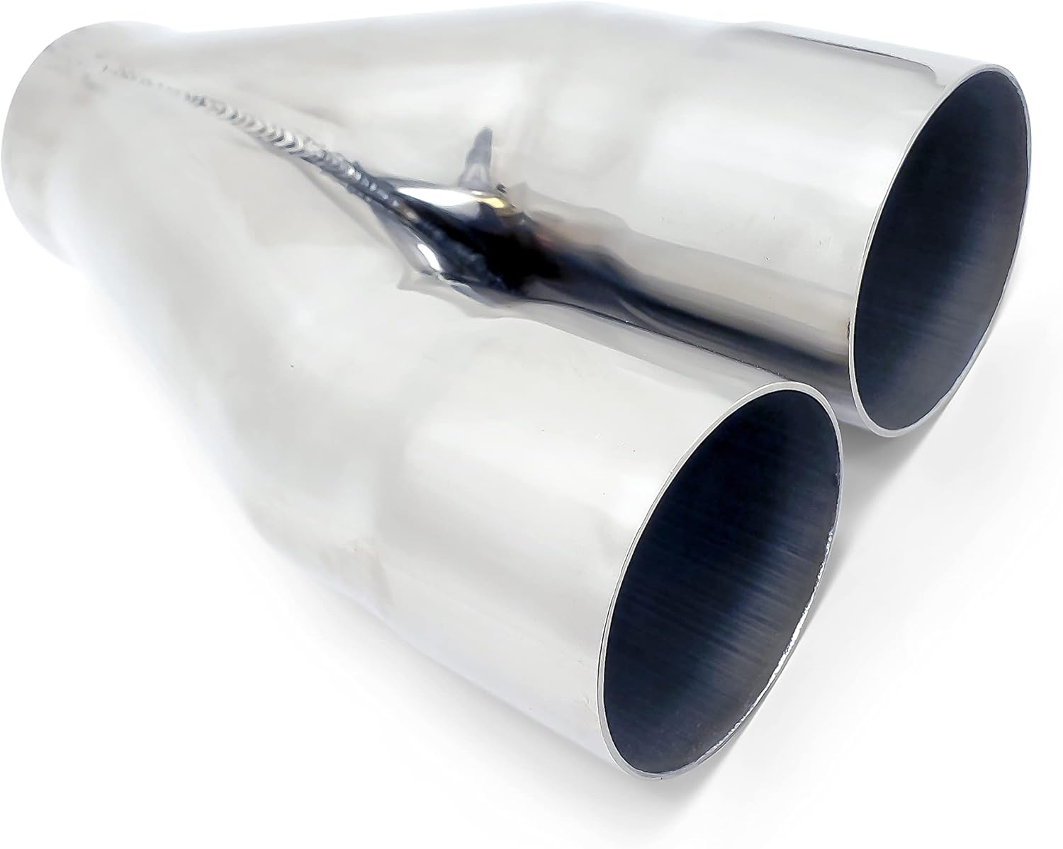 BRAND, CATEGORY, EXHAUST PIPES & TIPS, YONAKA MOTORSPORTS, Yonaka 2-1 Stainless Steel Exhaust Merge Collector - 2.5" ID Dual to 2.5" OD Single (Polished)