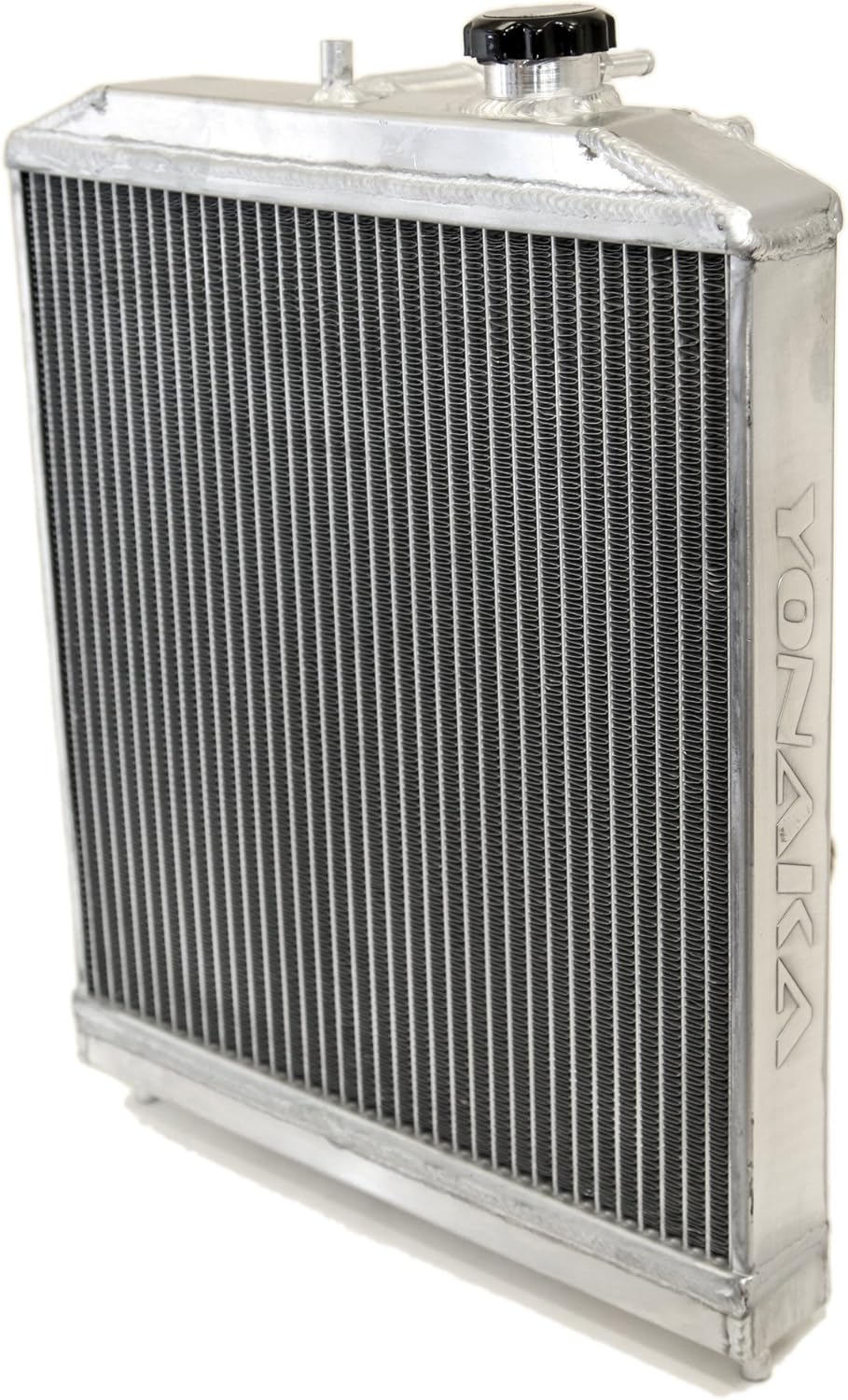 BRAND, CATEGORY, RADIATORS, YONAKA MOTORSPORTS, Yonaka Compatible with 92-00 Honda Civic Dual Core Lightweight Performance Aluminum Radiator