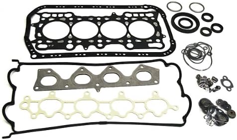 BRAND, CATEGORY, ENGINE KIT GASKET SETS, YONAKA MOTORSPORTS, Yonaka Engine Head Gasket Kit Compatible/Replacement for Honda Prelude H22A 2.2L DOHC VTEC