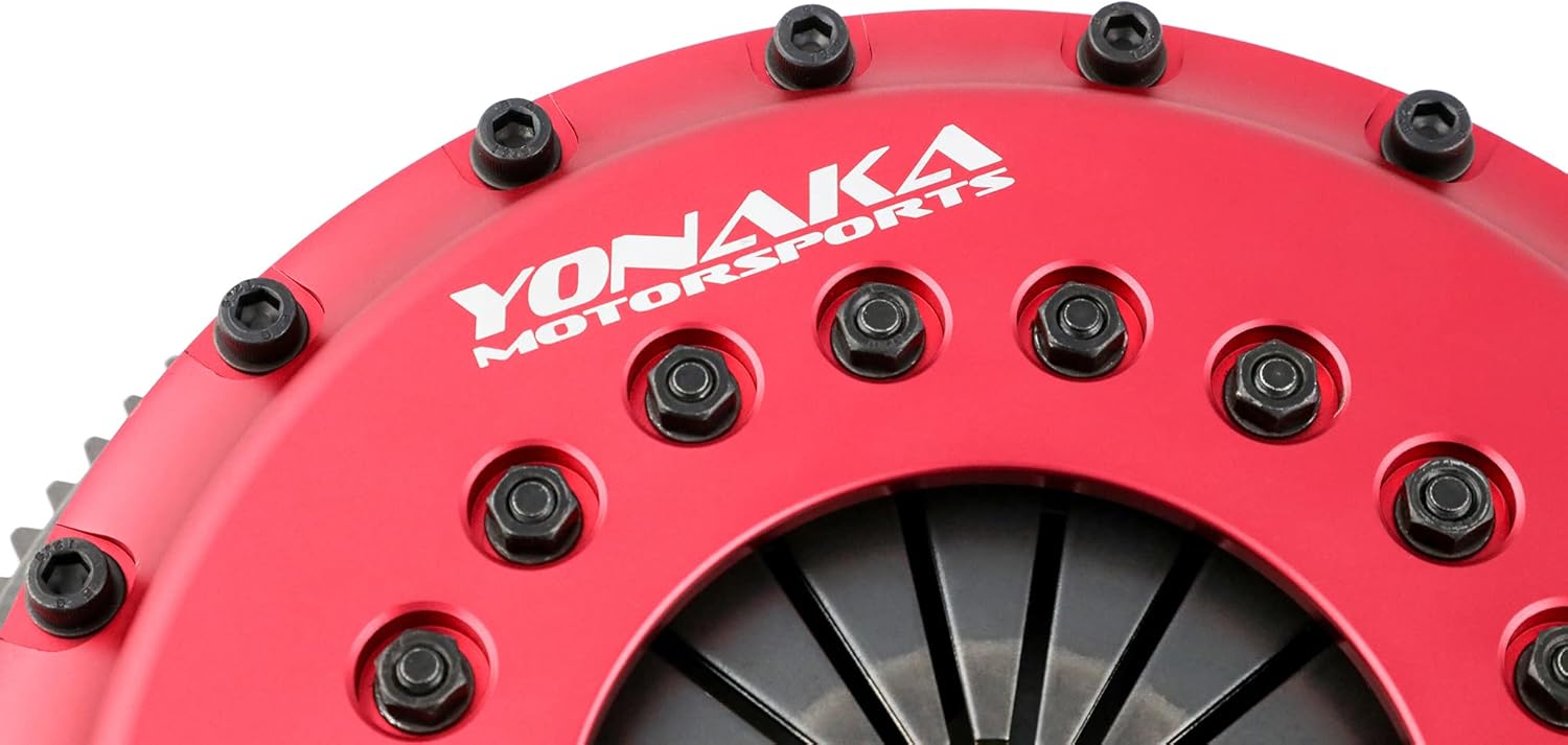 BRAND, CATEGORY, FLYWHEEL, YONAKA MOTORSPORTS, Yonaka Motorsports Twin Disc Performance Racing Clutch/Flywheel Set for 93-98 Toyota Supra Non-Turbo (5spd)