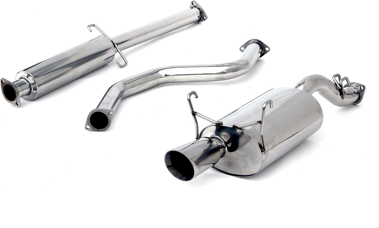 BRAND, CAT-BACK SYSTEMS, CATEGORY, YONAKA MOTORSPORTS, Yonaka Performance Exhaust Compatible/Replacement for Honda Civic 92-95 3DR Hatch DX/Si Only