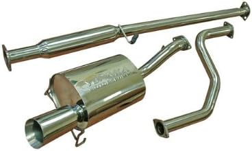 BRAND, CAT-BACK SYSTEMS, CATEGORY, YONAKA MOTORSPORTS, Yonaka Performance Exhaust Compatible/Replacement for Honda Civic 96-00 3DR Hatch CX/DX Only