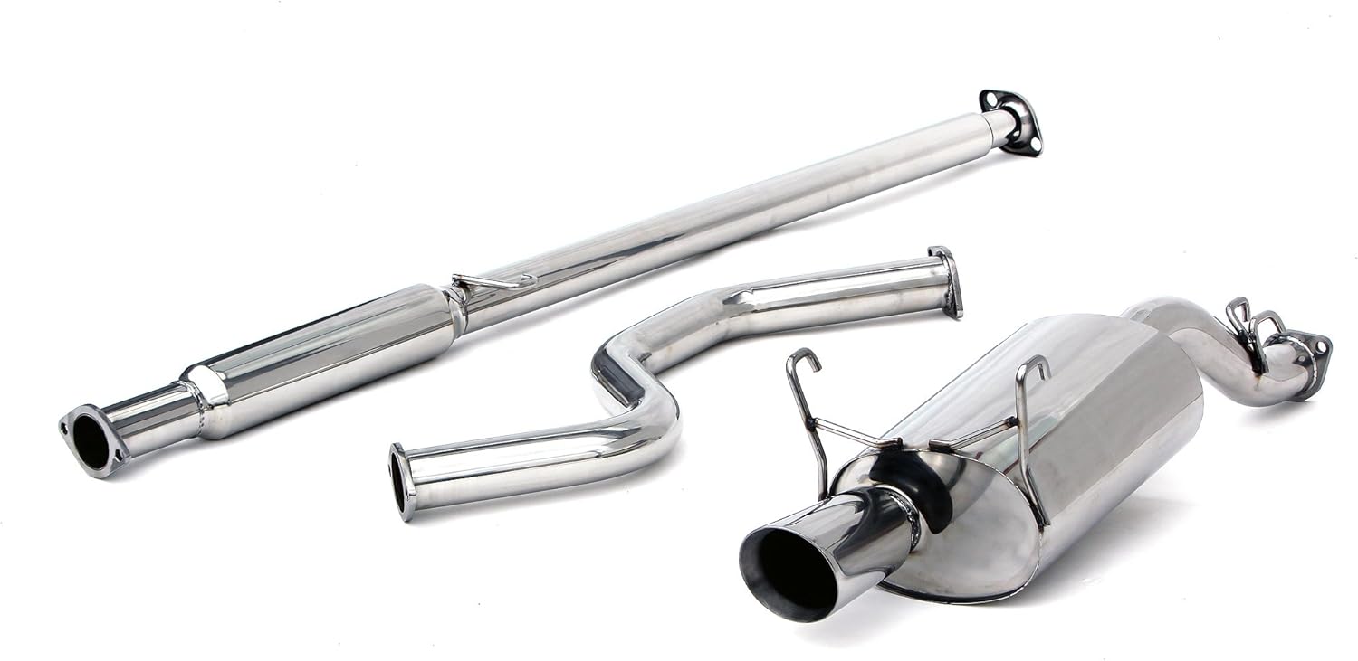 BRAND, CAT-BACK SYSTEMS, CATEGORY, YONAKA MOTORSPORTS, Yonaka Performance Exhaust Compatible/Replacement for Honda Civic 96-00 3DR Hatch CX/DX Only