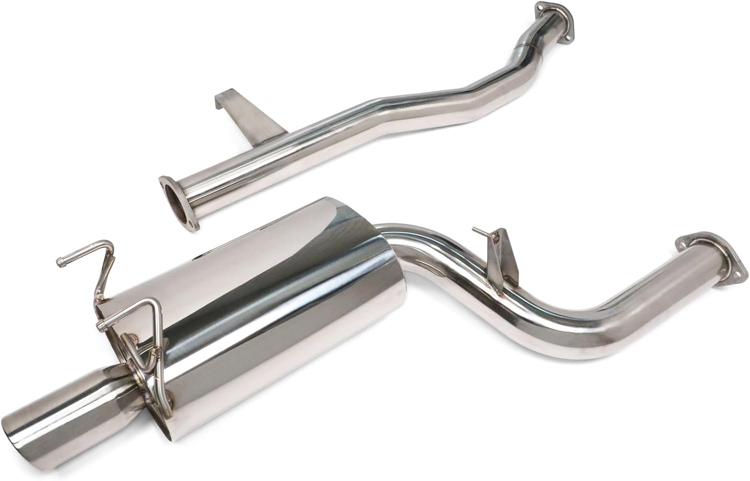 BRAND, CAT-BACK SYSTEMS, CATEGORY, YONAKA MOTORSPORTS, Yonaka Polished Stainless Steel Performance Exhaust for 1989-1994 Nissan 240SX S13