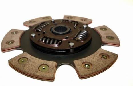 BRAND, CATEGORY, DISC PLATES, YONAKA MOTORSPORTS, Yonaka Sprung Hub Ceramic Performance 6 Puck Clutch Disc Compatible/Replacement for Honda Civic D-Series