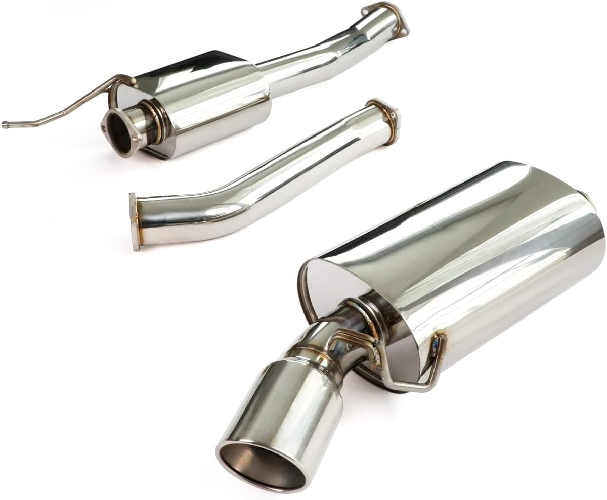 BRAND, CAT-BACK SYSTEMS, CATEGORY, YONAKA MOTORSPORTS, Yonaka Stainless Steel 80mm Exhaust for 1993-1998 Toyota Supra MK4