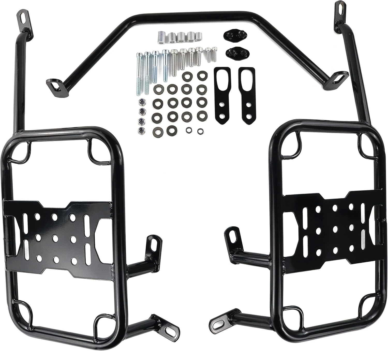 BRAND, CATEGORY, SADDLE BAGS, XITOMER, xitomer Saddlebag Support Racks with Cross Bar, Fit for KLR650 2008 2009 2010 2011 2012 2013 2014 2015 2016 2017 2018 KLR650, Motorcycle Pannier Racks